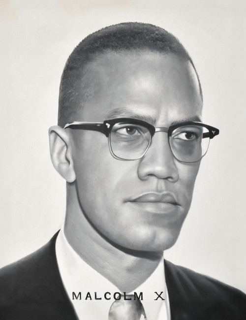 Malcolm X Portrait Giclee 36x48