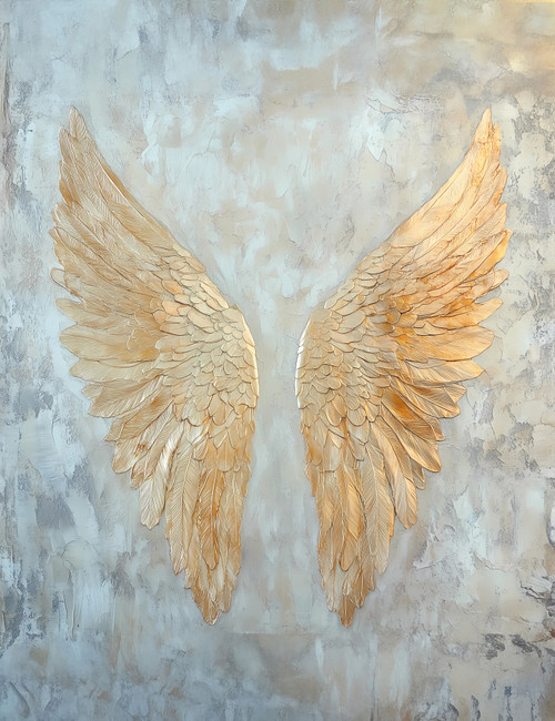 Gold Wings Giclee 36x48
