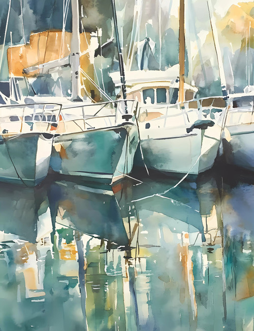 Right Sailboats Giclee 36x48