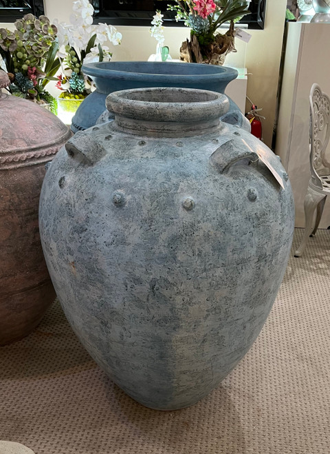 Blue Wash Vase