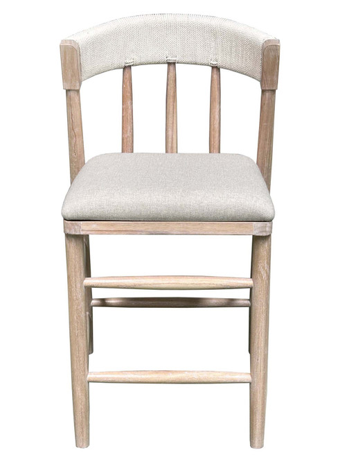 Alto Back Counter Stool White Wash