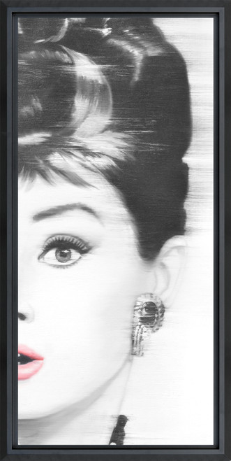 Black and White Audrey Framed 24x48 (KIT)