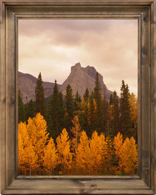 Framed Autumn Mountain View Giclee 36x48