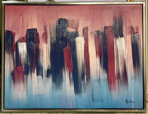 Framed Memorial Abstract Giclee 36x48