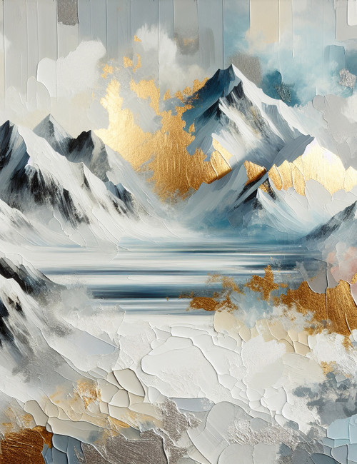 Snow Mountain Giclee 36x48