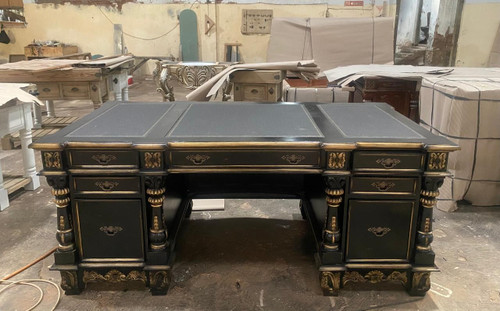 Black Mahogany Monarch Executive Desk
