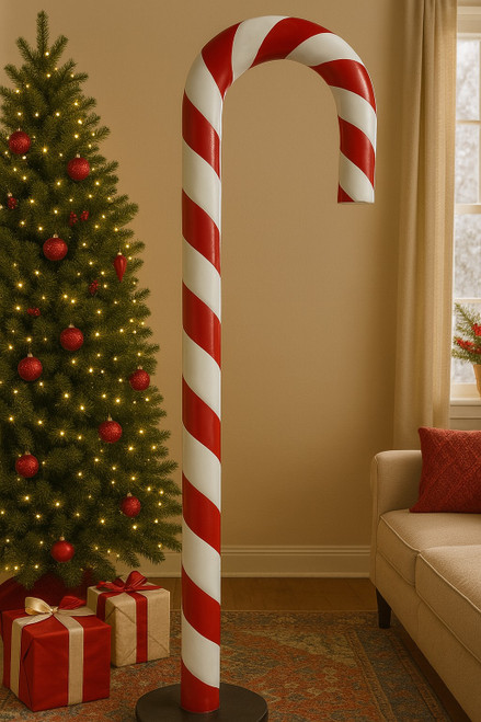 Jumbo Peppermint Candy Cane Display