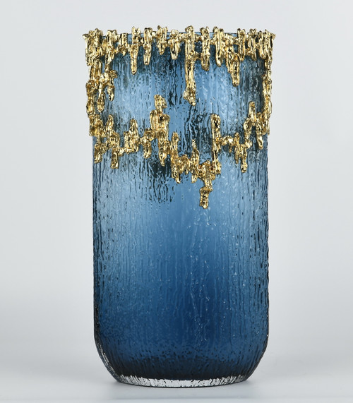 Blue Cascade Luxe Vase