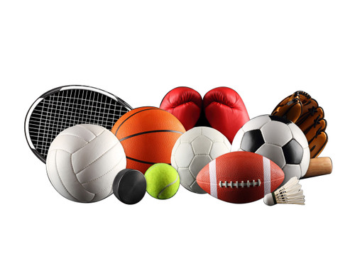 Large All-Star Sports Acrylic Wall Decor