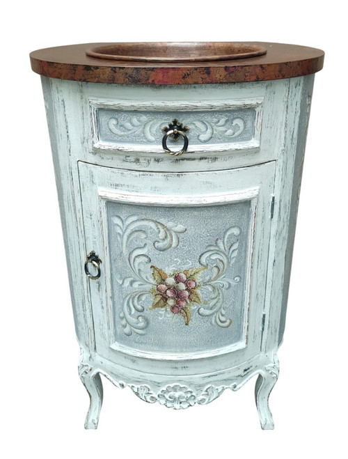 Lima Copper Vanity in Cabo Blanco Finish