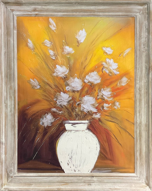 Framed Clay Pot Giclee 36x48