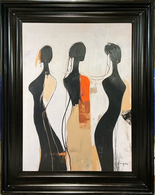 Framed Vogue Silhouette Giclee 36x48