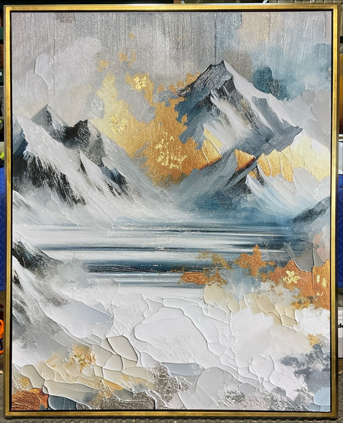 Framed Snow Mountain Giclee 48x60