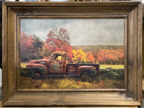 Autumn Truck Framed Giclee