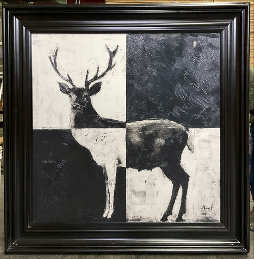Shadow Stag Framed Giclee