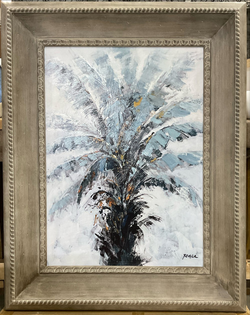 Palm Silhouette Framed Giclee