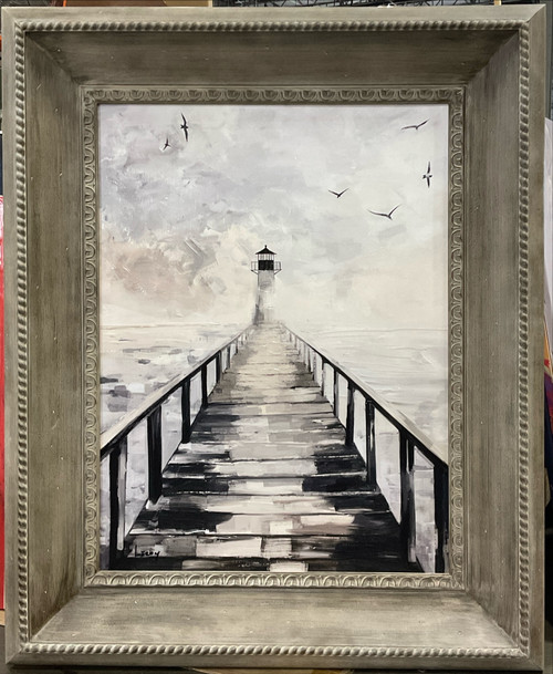 Pier to the Light  Framed Giclee