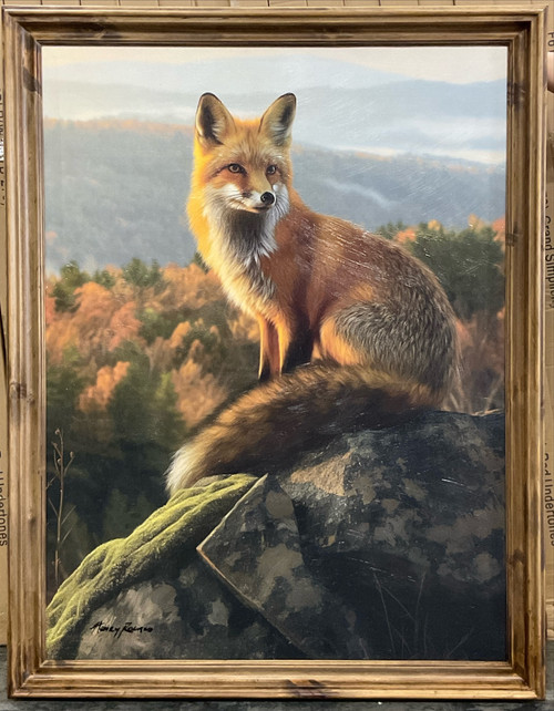 Highland Fox  Framed Giclee