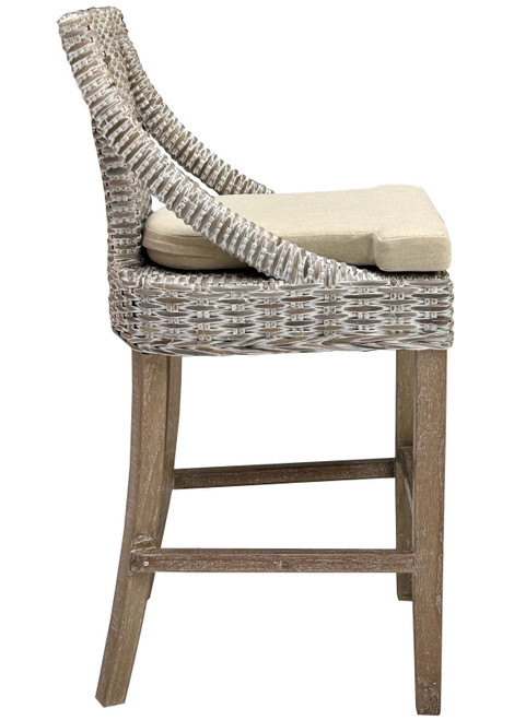 Saona Barstool Kubu Antique Brown Saona Barstool Kubu Antique Brown