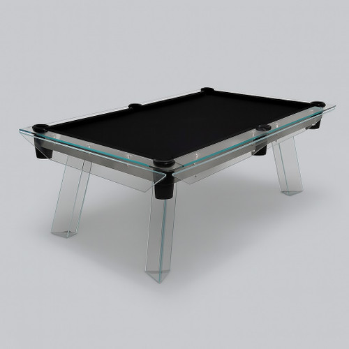 Crystal Glass Modern Pool Table