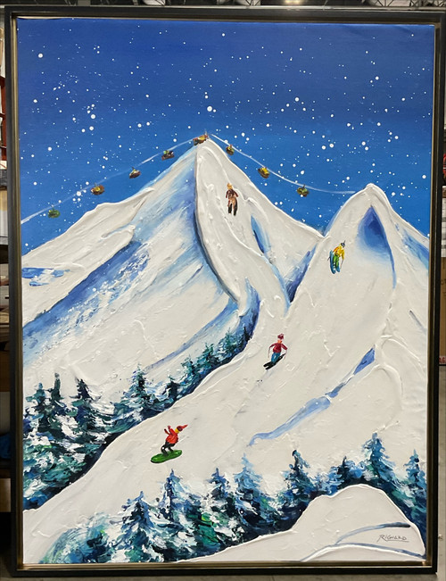 Framed Snowy Adventure