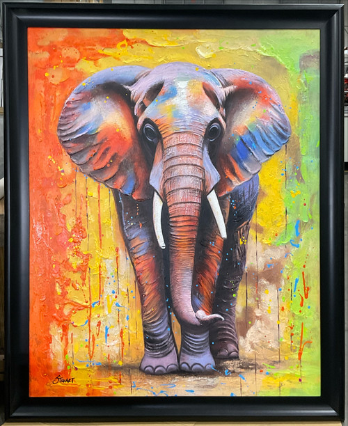 Framed Majestic Elephant