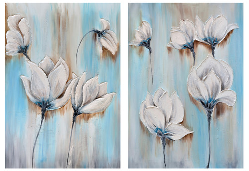 White Magnolias Giclee Set of 2