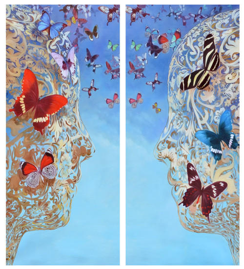Face to Face Butterflies Gallery Wrap GCL315