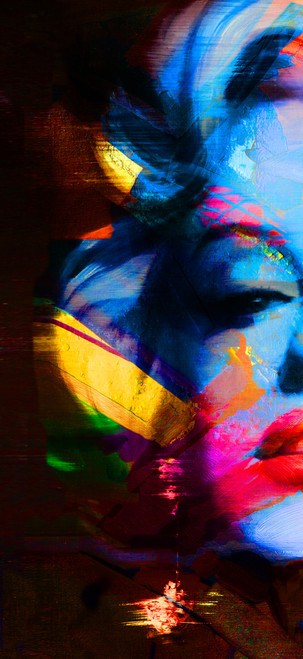 Color Marilyn Face