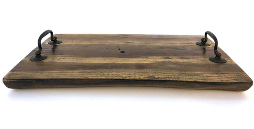 Teak Parisian 10" Wide  Cutting Board With Handles 15.75" Long