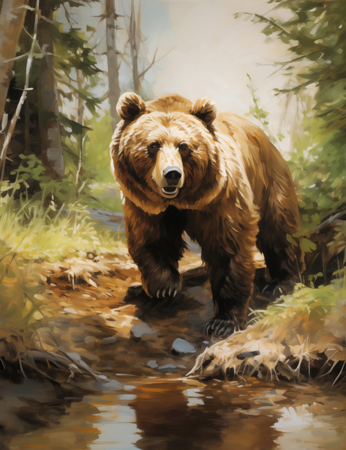 Brown Bear Giclee