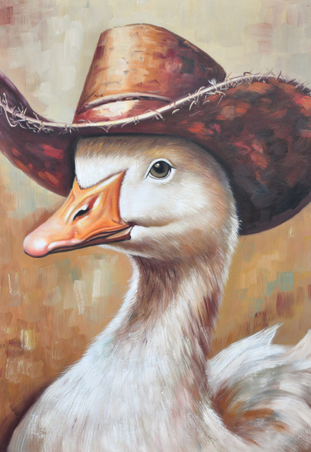Cowboy Duck Giclee