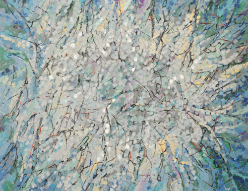 Abstract Petals in the Breeze Giclee