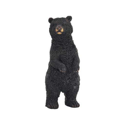 Small Woodland Black Bear Statue