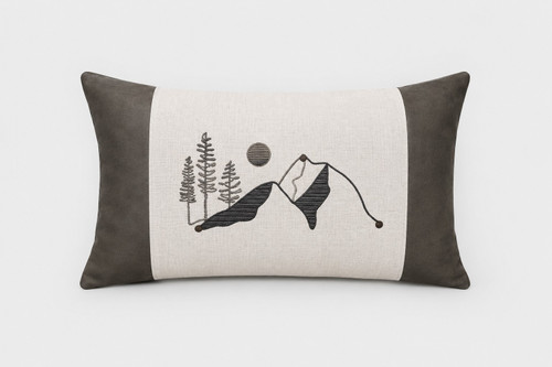 River Mountain Retreat Decorative Pillow