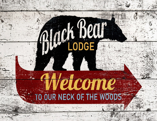 Black Bear Lodge Giclee