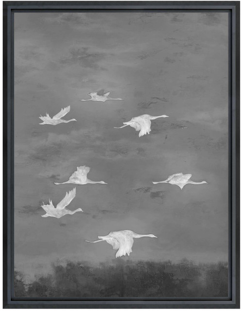 RTG Framed Giclee Flock of Birds Left 36x48