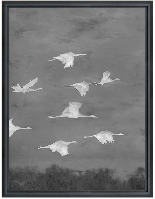 RTG Framed Giclee Flock of Birds Right 36x48