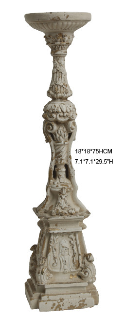 Antique Rococo Carved Pedestal