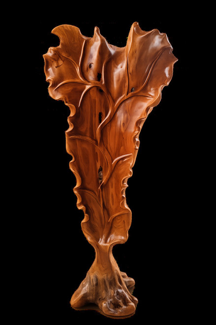 Standing Leaf Sculpture
