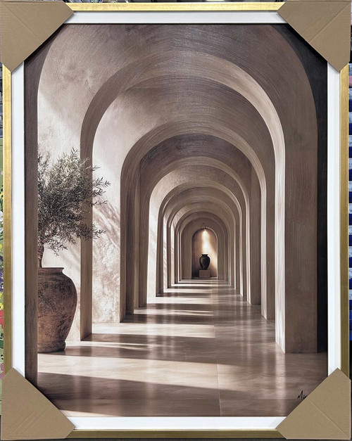Framed Endless Passage Arches Giclee
