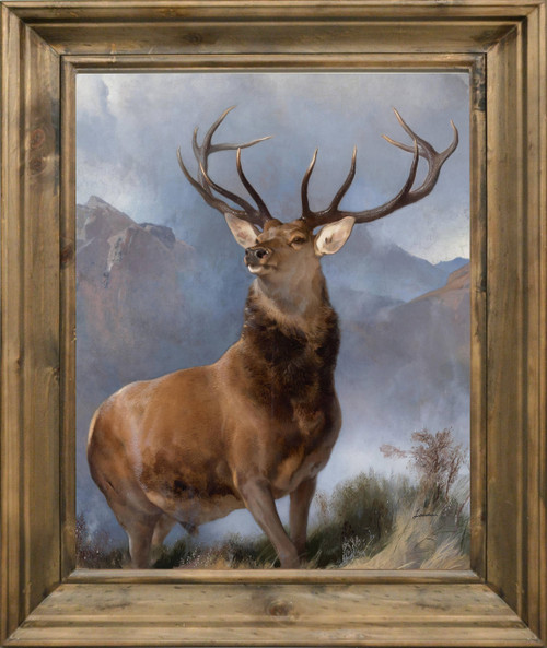 Framed Monarch of the Glen