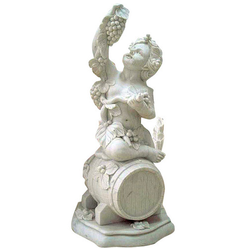 White Marble Vineyard Statue