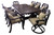 Astoria Outdoor Extension Dining Table Set Of 11 (KIT)