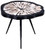 Round Petrifred Wood Side Table