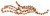 Iron School of Fish Copper Wall Decor 74 inches