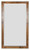 Weathered Wood Walnut and White Leaner Mirror 44"W x 80"H