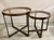 Modern Rustic Nesting Tables Set of 2