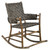 Asheville Park Natural Rattan Rocking Chair