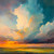 Sunset Clouds  Giclee 40x40